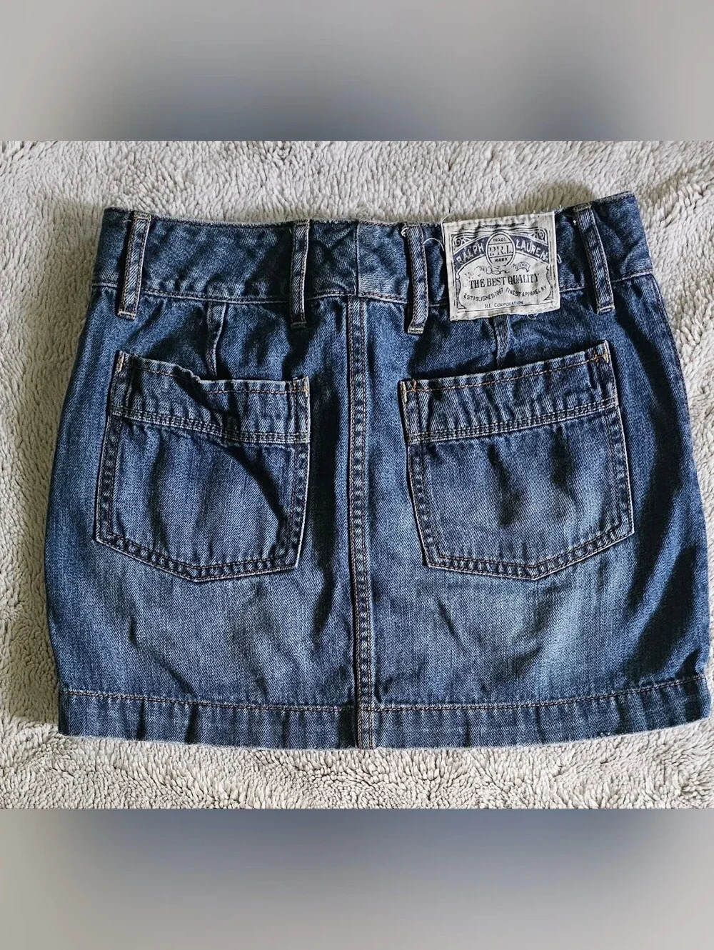 Ralph Lauren Denim Skirt Size 10